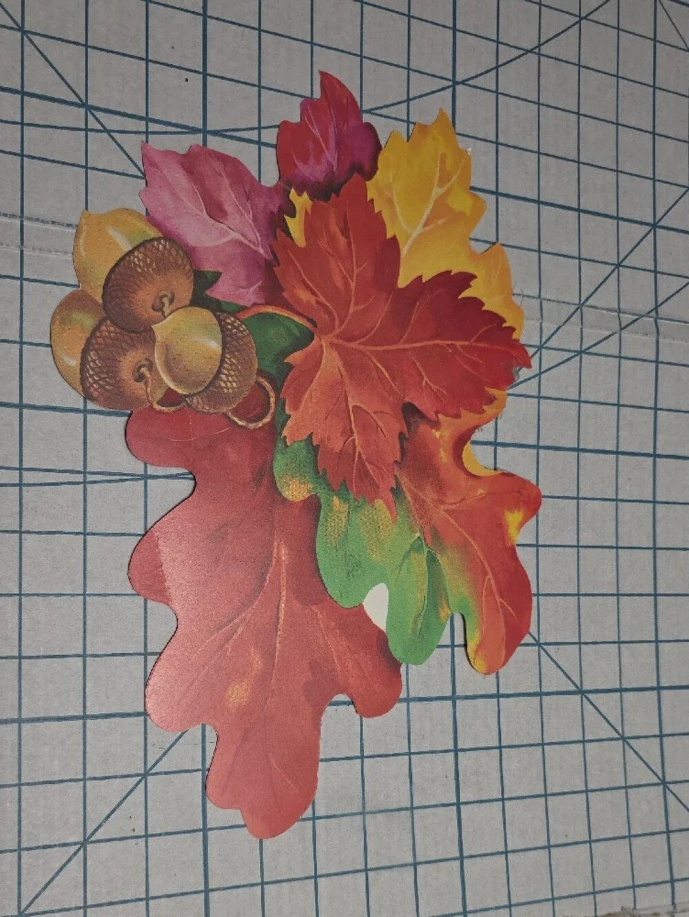 Autumn Leaf Wall And Acorn Die Cut, Eureka, 12.5